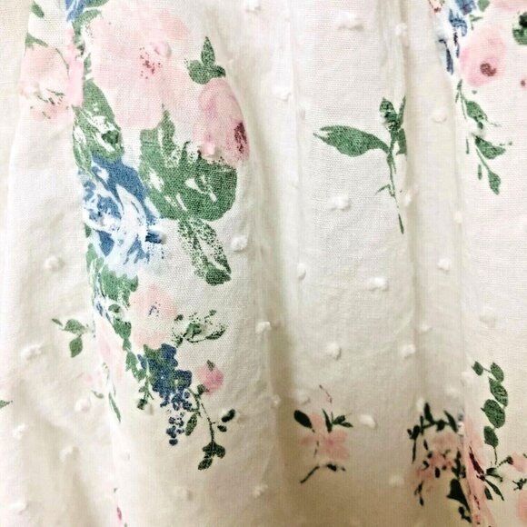 Catherine Malandro Little Girls 3T Pinafore Dress Petticoat Dotted Swiss Ruffles - Picture 3 of 7